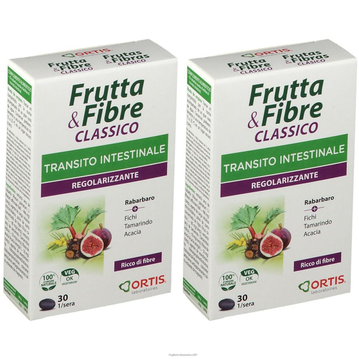 Cerca Offerte di ortis frutta&fibre classico compresse set da 2 2x23,6 g e acquista online