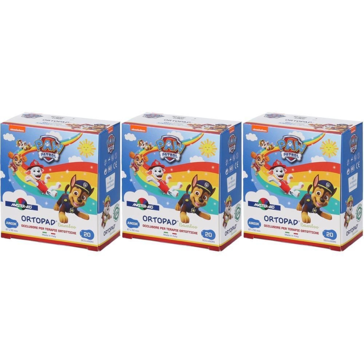 Cerca Offerte di ortopad bamboo paw patrol cerotto occlusore junior 3x20 st e acquista online
