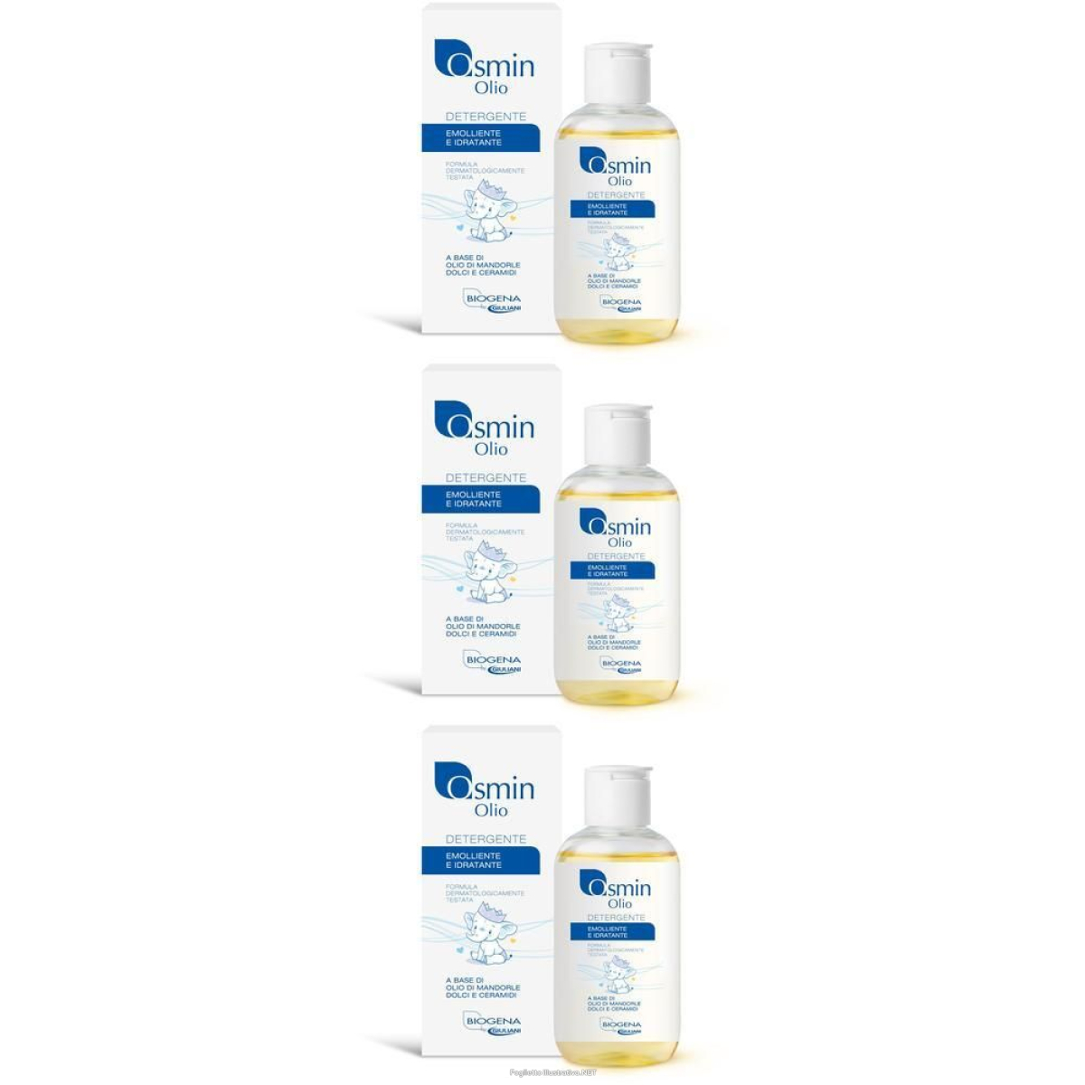 Cerca Offerte di osmin olio detergente emolliente e idratante 3x250 ml e acquista online