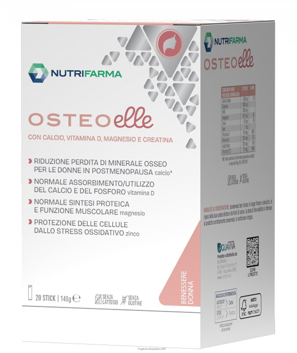 Cerca Offerte di osteoelle integratore per il benessere delle ossa nella donna in postmenopausa 20 stick e acquista online