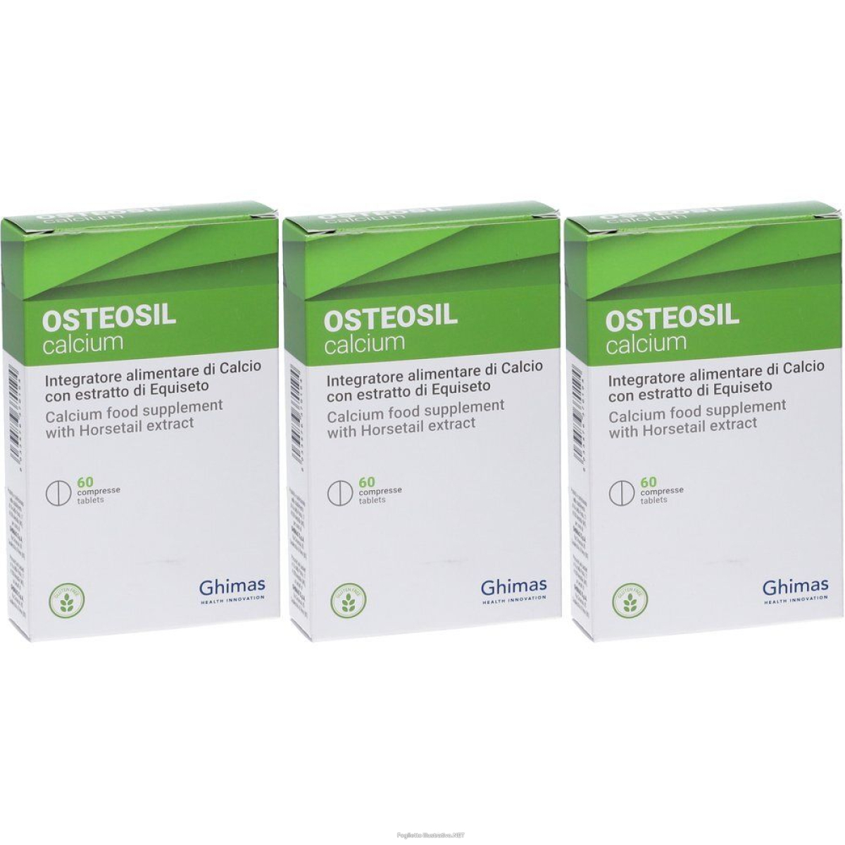 Cerca Offerte di osteosil calcium 60 compresse 3x39 g e acquista online