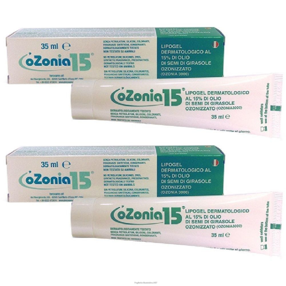 Cerca Offerte di ozonia 15® lipogel all'olio ozonizzato set da 2 2x35 ml gel e acquista online