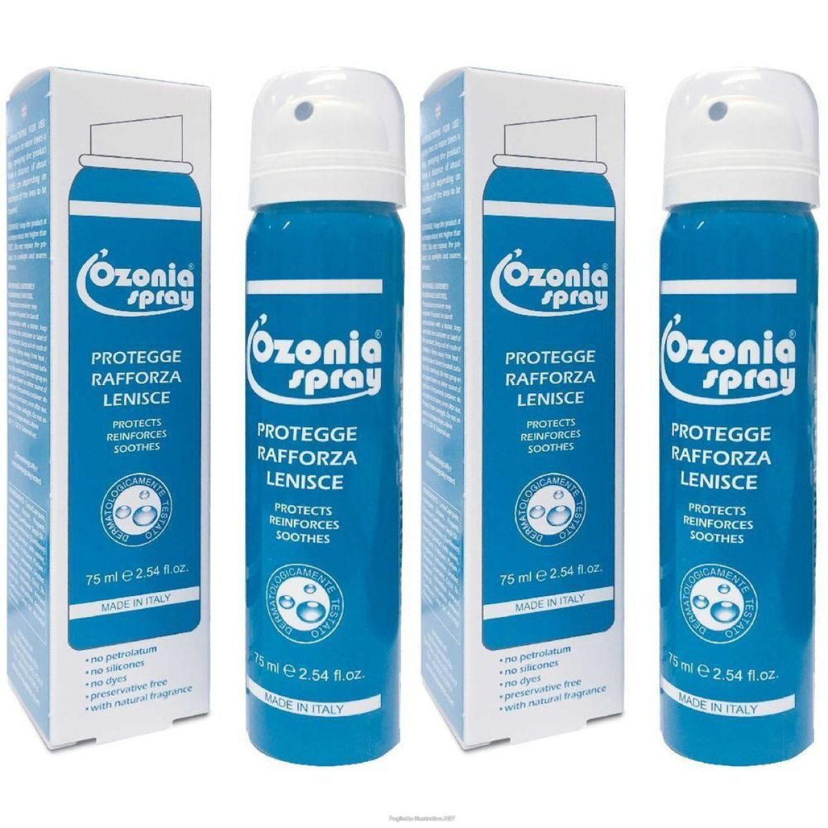 Cerca Offerte di ozonia spray a base di olio ozonizzato per cute e mucose arrossate inf e acquista online