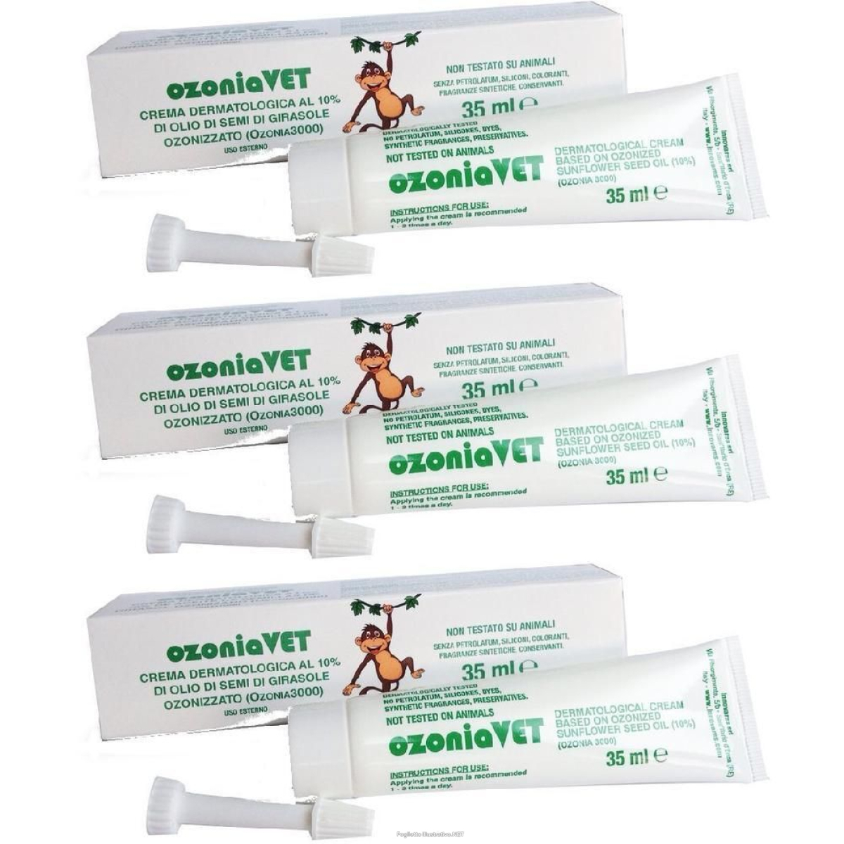 Cerca Offerte di Ozoniavet Crema Dermatologica Veterinaria 35 ml 3x35 ml e acquista online