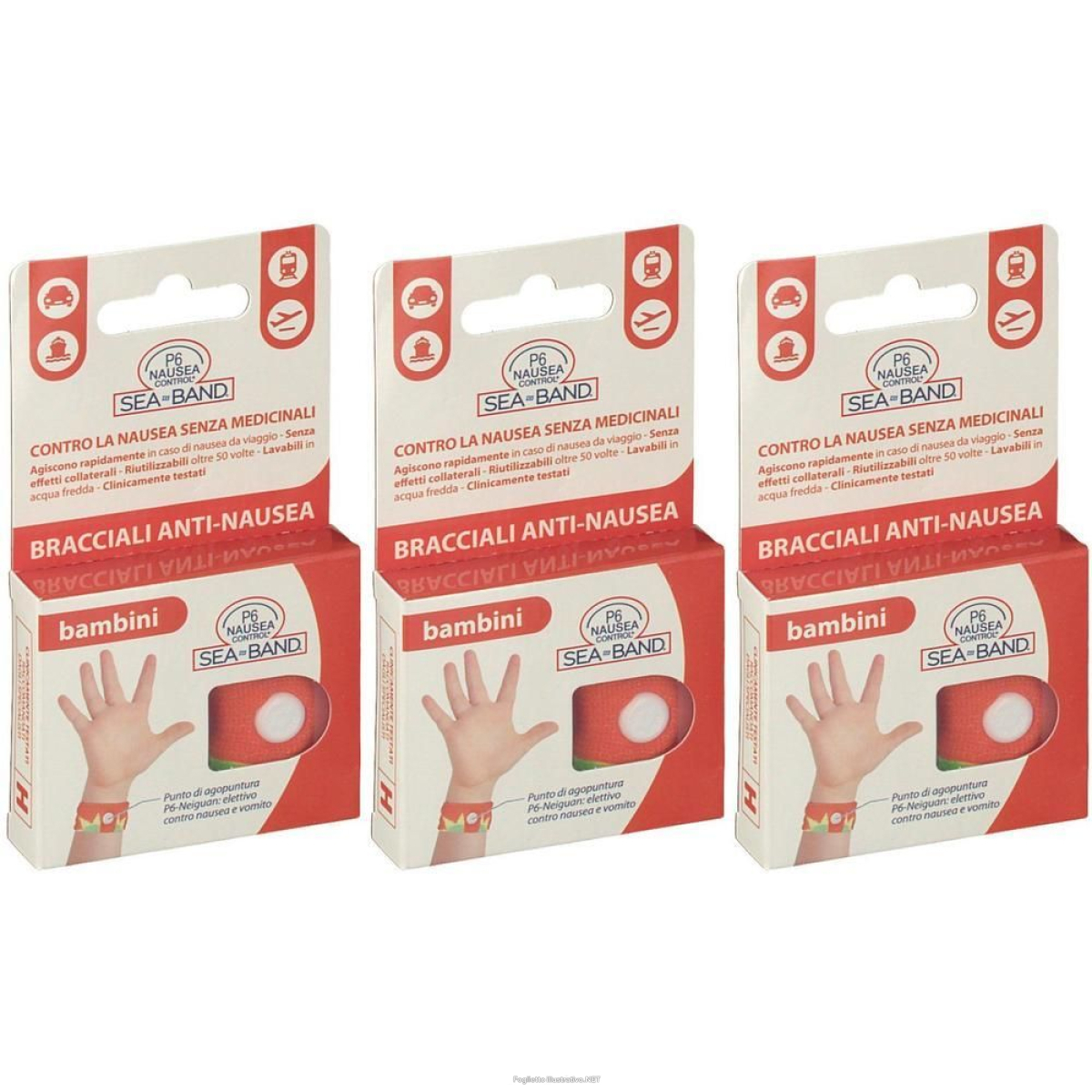 Cerca Offerte di p6 nausea control bracciale antinausea bambini 3x1 st e acquista online