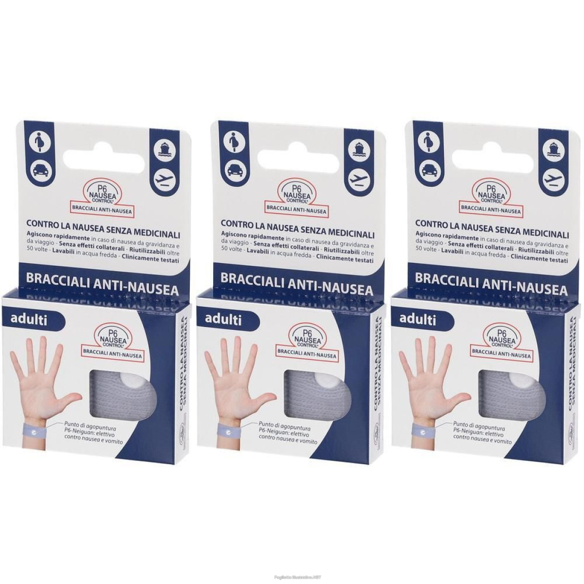 Cerca Offerte di p6 nausea control® sea-band® 3x2 st e acquista online