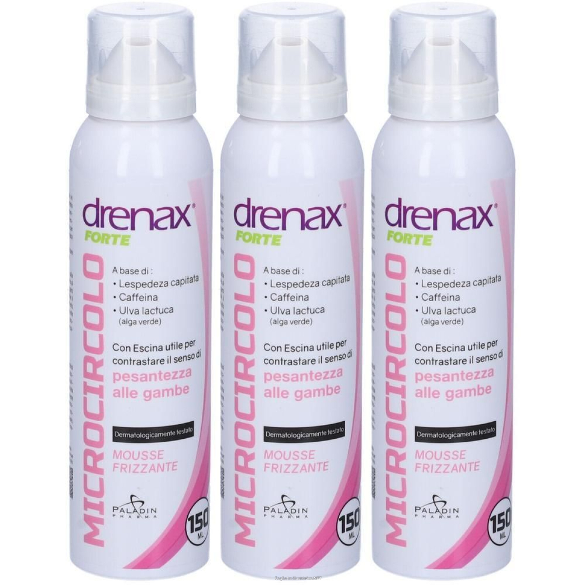 Cerca Offerte di paladin pharma drenax forte microcircolo mousse frizzante 3x150 ml e acquista online