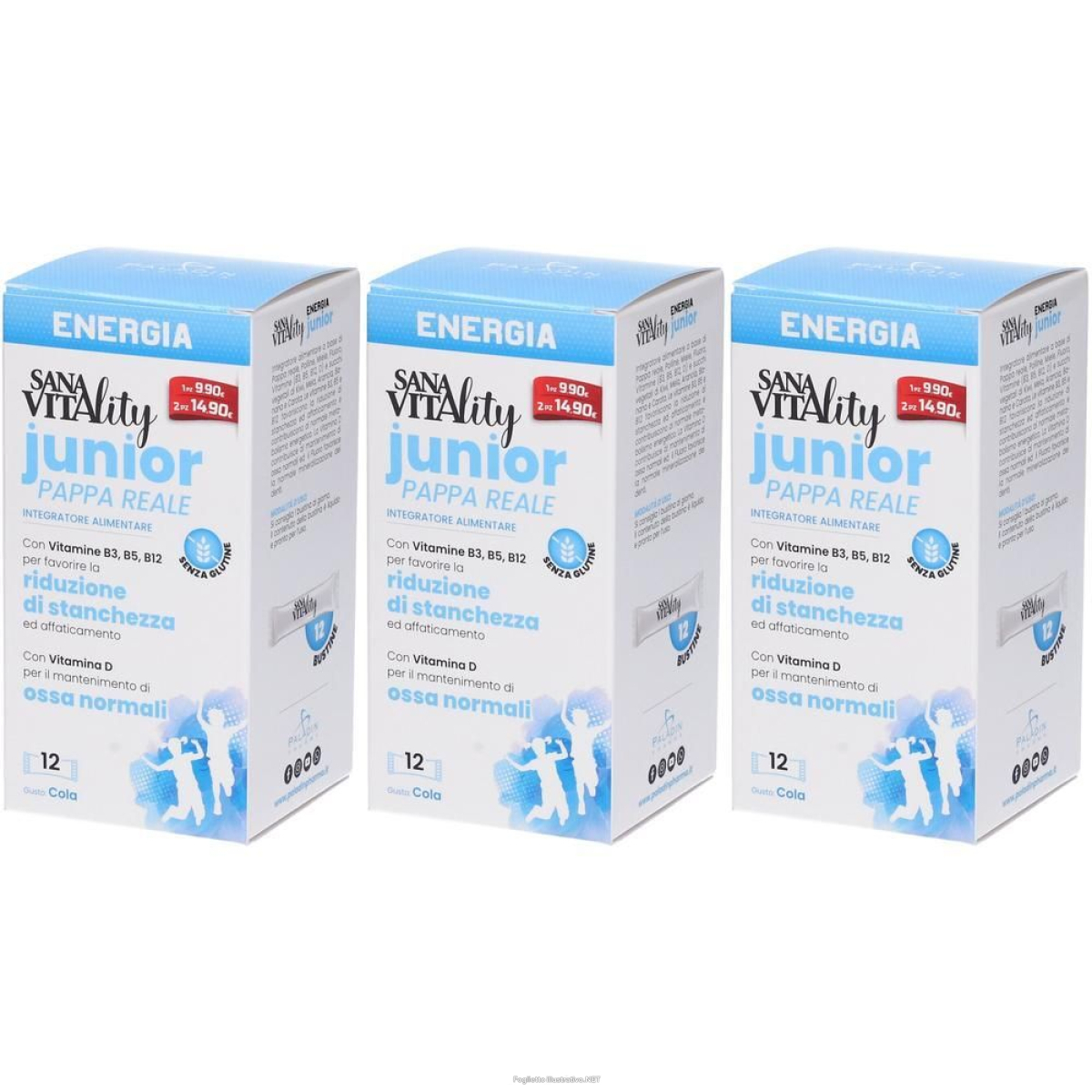 Cerca Offerte di paladin pharma sanavitality energia junior 3x12 pz bustina e acquista online