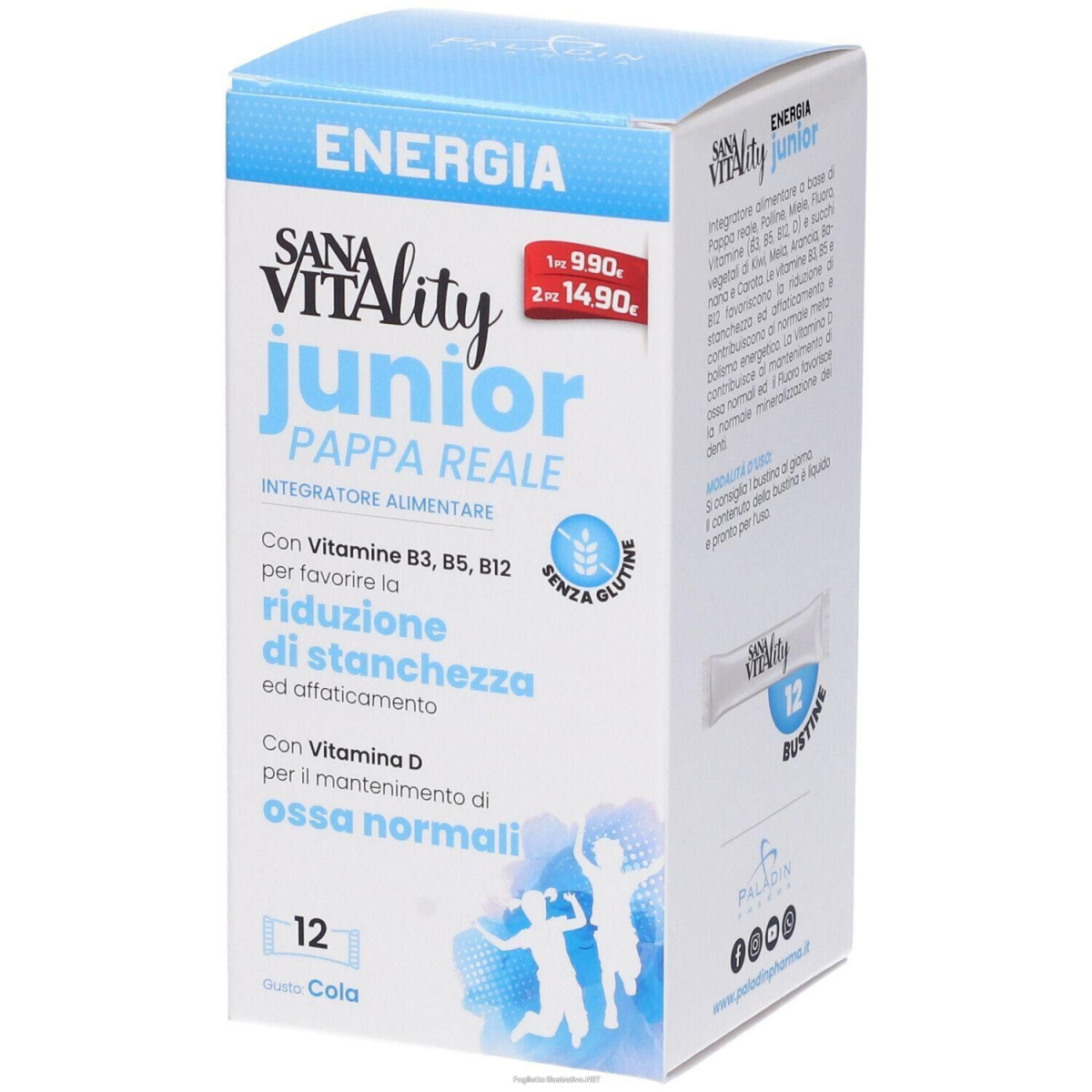 Cerca Offerte di paladin pharma sanavitality energia junior 4x12 pz bustina e acquista online