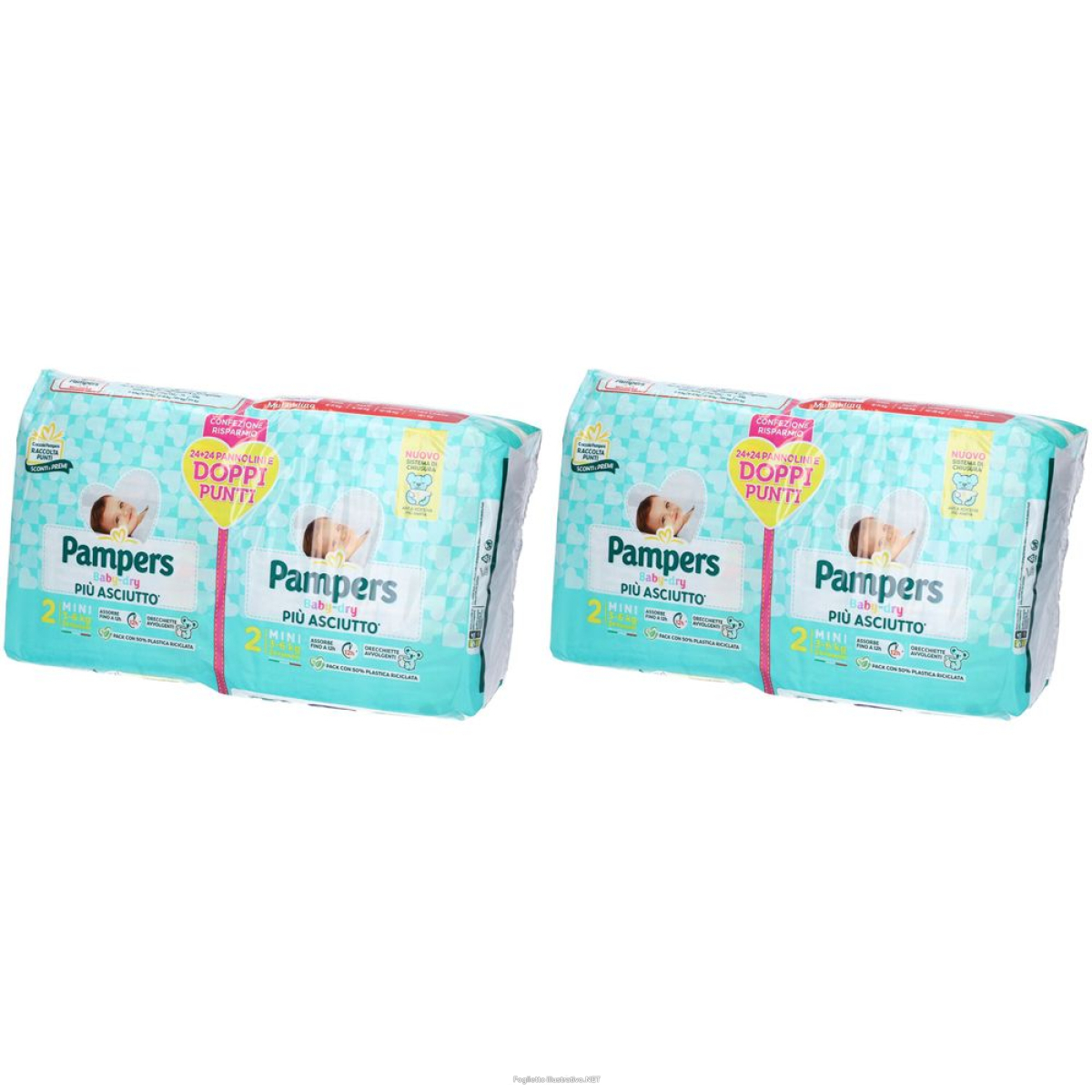 Cerca Offerte di pampers baby dry 2 maxi 3-6 kg set da 2x48 pz pannolini e acquista online