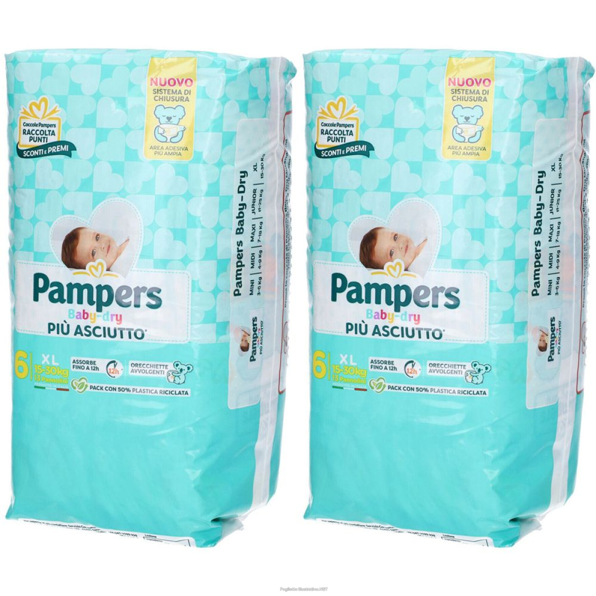 Cerca Offerte di pampers baby dry 6 maxi 15-30kg set da 2 2x13 pz pannolini e acquista online