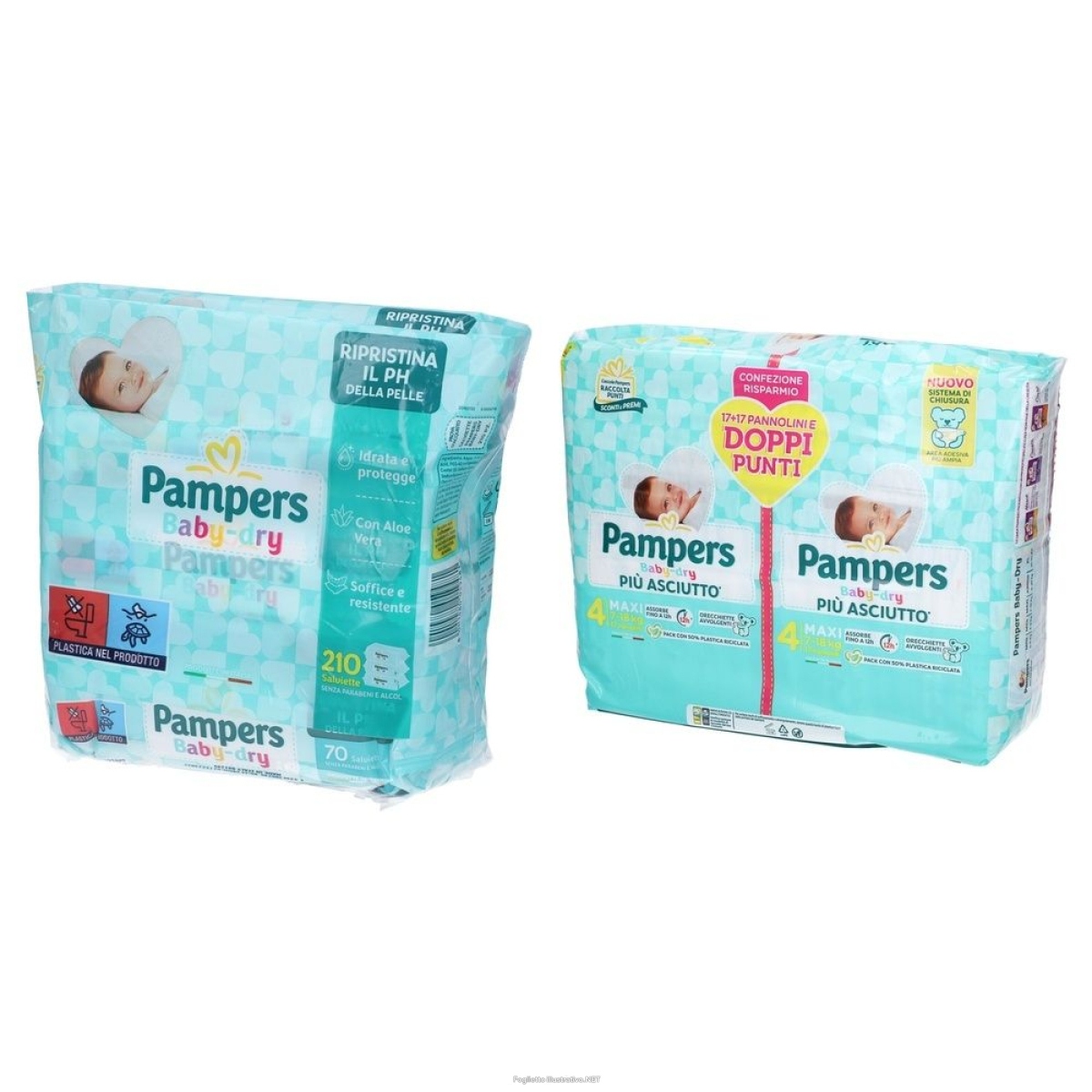 Cerca Offerte di pampers baby dry 7/18kg + salviette fresh pacco multiplo 1 pz set e acquista online
