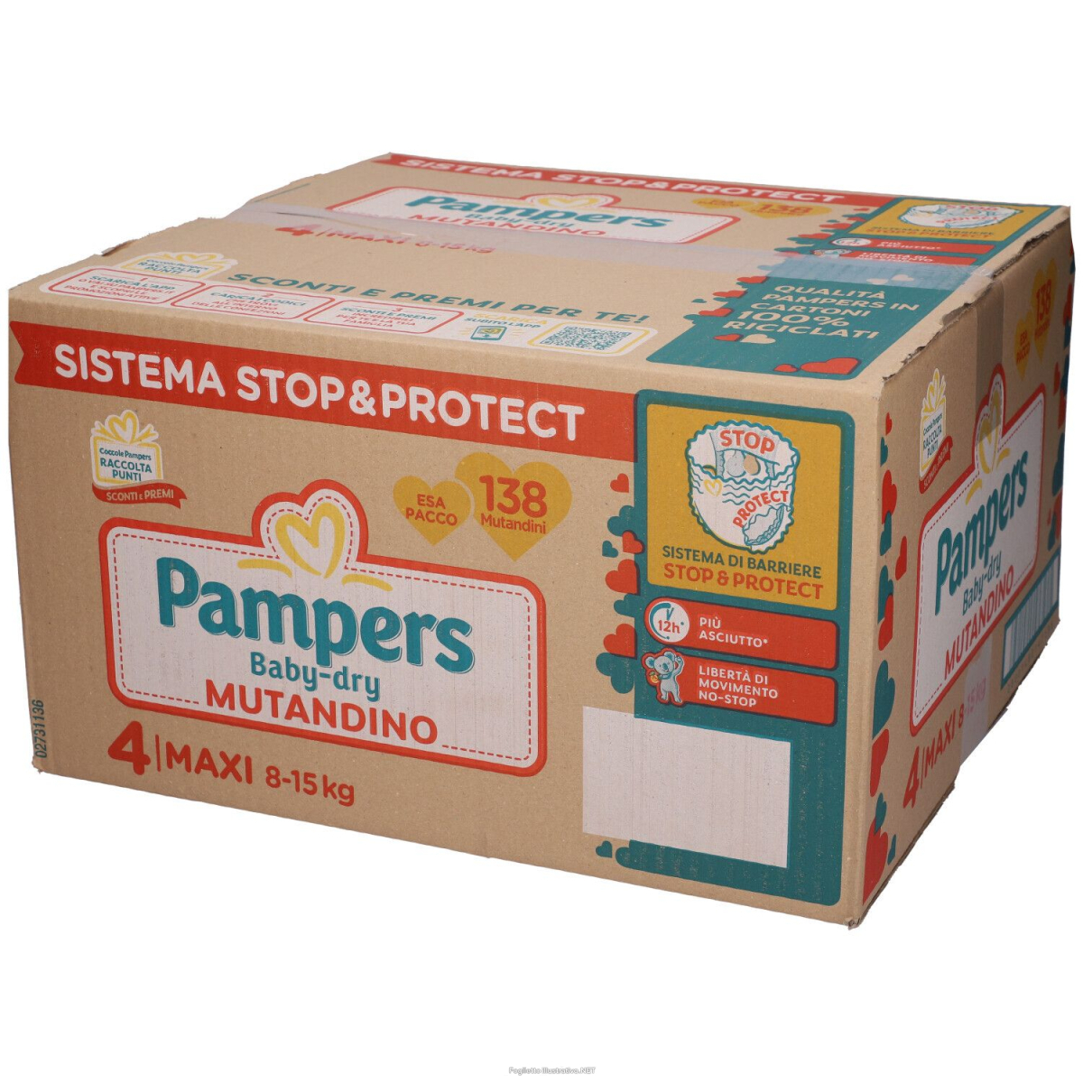 Cerca Offerte di pampers baby dry mutandino esa maxi 138 pz pannolini e acquista online