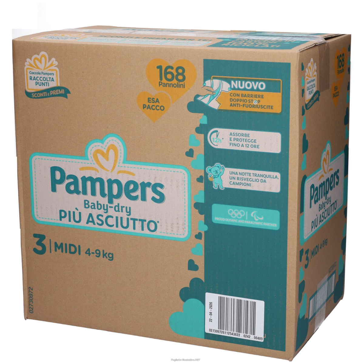 Cerca Offerte di pampers esa baby dry midi 168 pz pannolini e acquista online