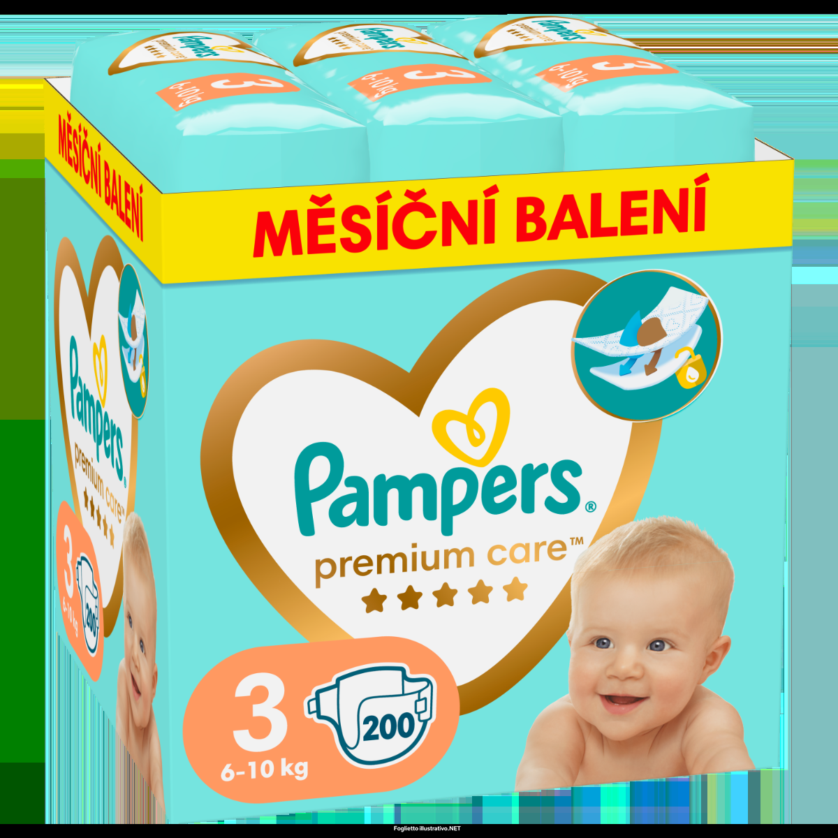 Cerca Offerte di pampers premium care 3 x 200 e acquista online