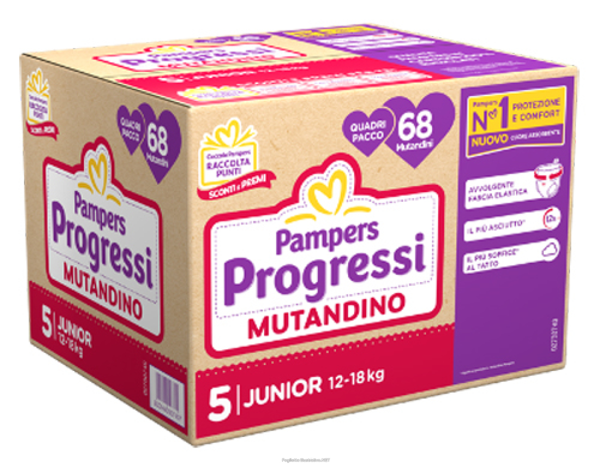 Cerca Offerte di pampers prog mut quadri j 68pz e acquista online