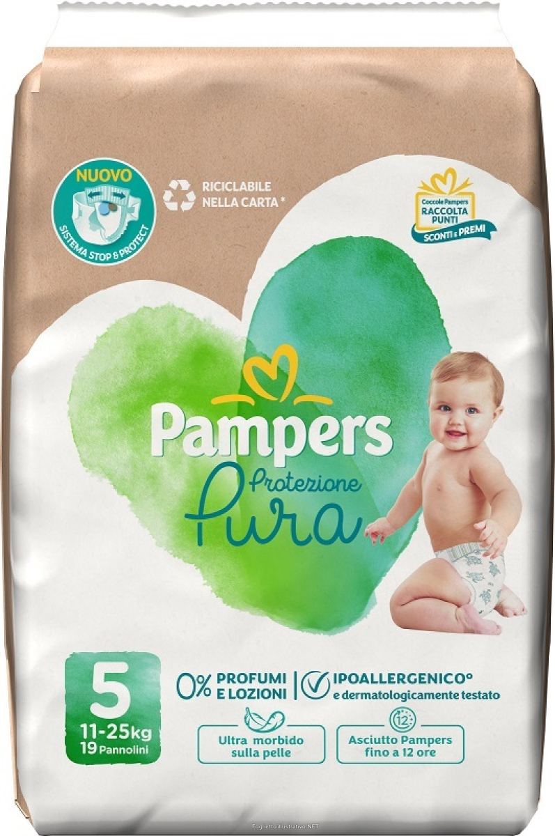 Cerca Offerte di pampers protezione pura junior pannolini 19 pezzi e acquista online