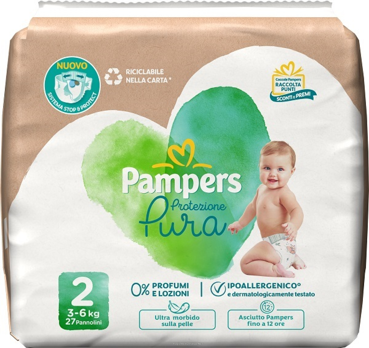 Cerca Offerte di pampers protezione pura pannolini taglia 2 / 3-6kg 27 pz e acquista online