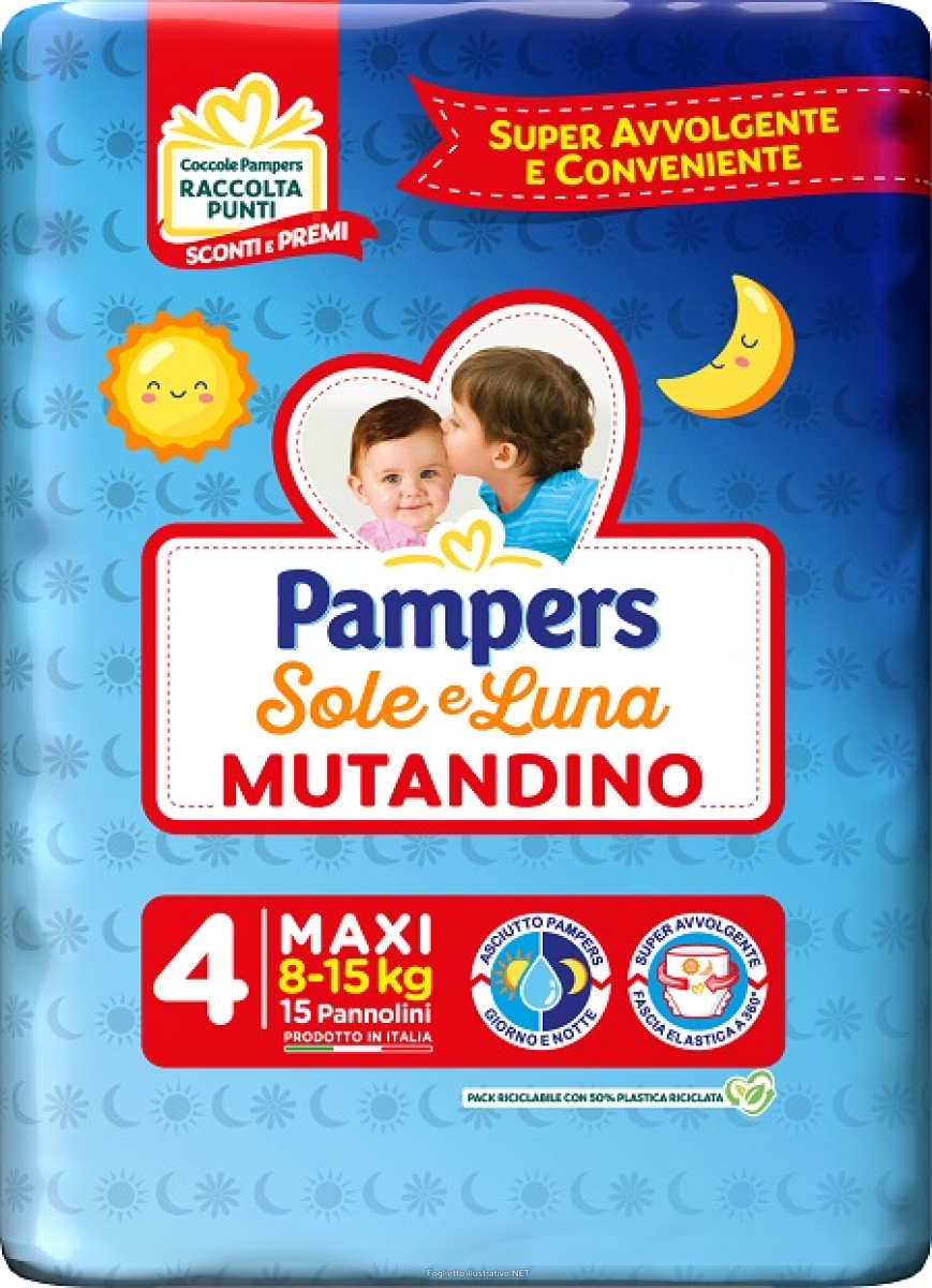 Cerca Offerte di pampers sole luna mutandina maxi 15 pezzi e acquista online