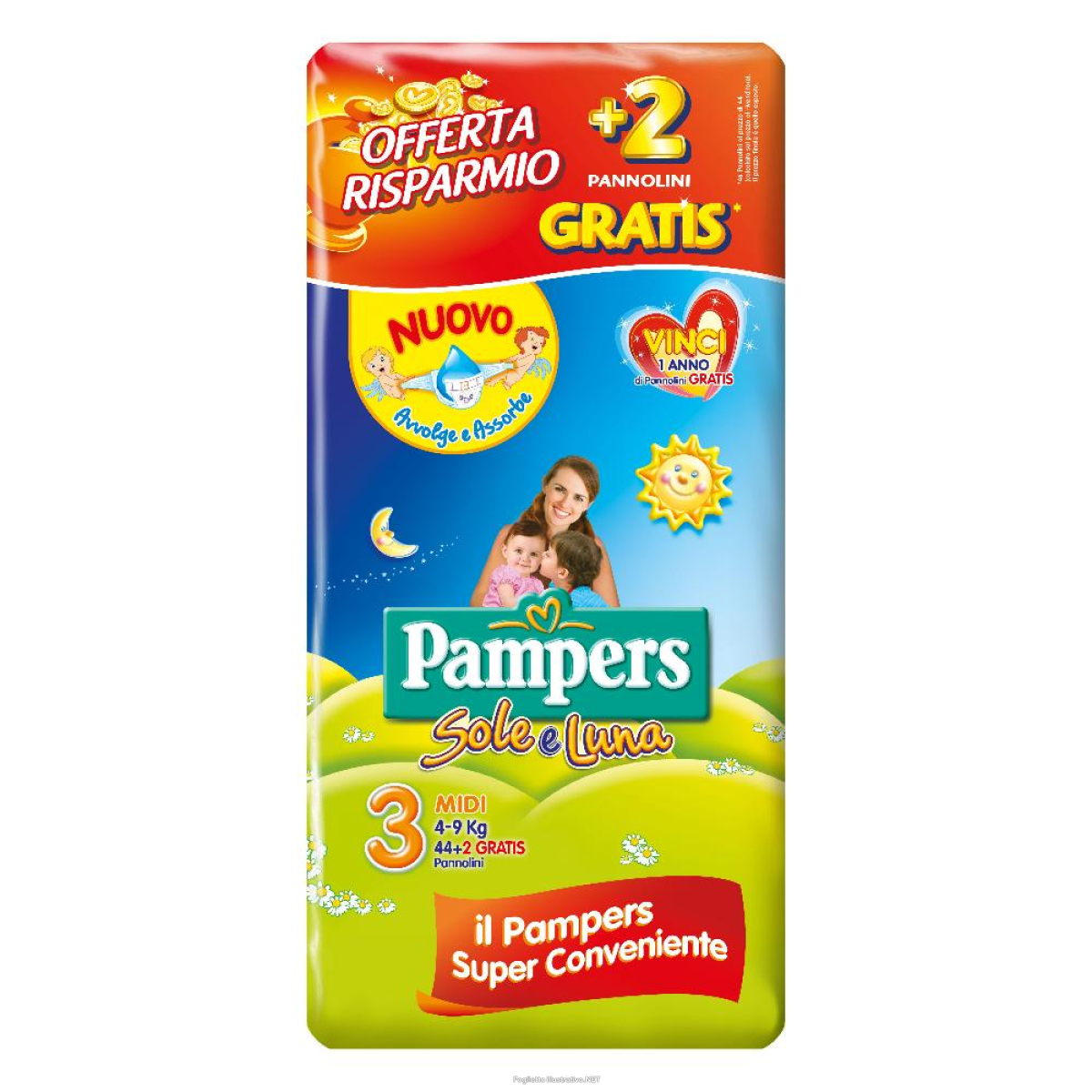 Cerca Offerte di pampers sole&luna trio midi 60 e acquista online