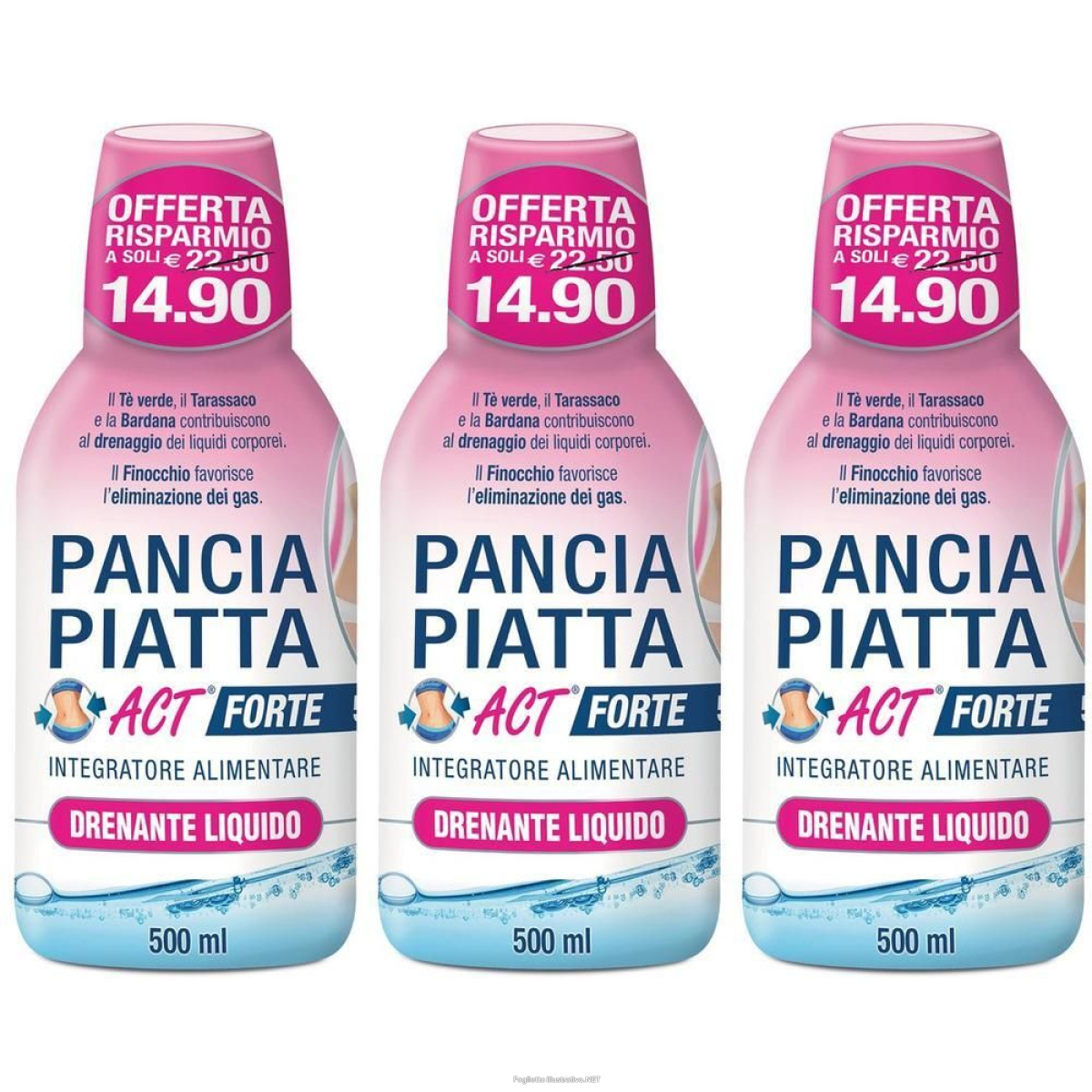 Cerca Offerte di pancia piatta act forte 3x500 ml soluzione orale e acquista online