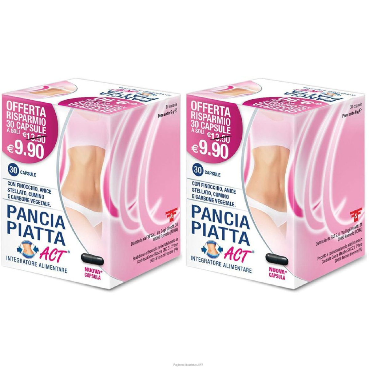 Cerca Offerte di pancia piatta act® set da 2 2x30 pz capsule e acquista online