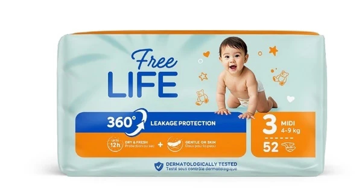 Cerca Offerte di Pannolini freelife sirius midi per bambini, 52 pezzi e acquista online