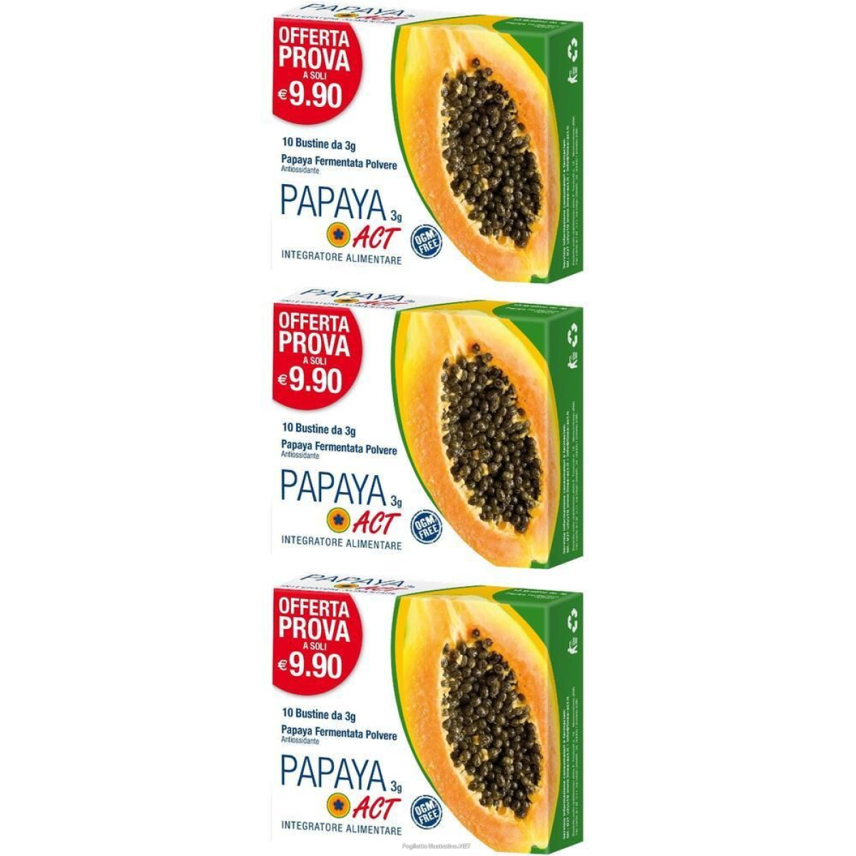 Cerca Offerte di papaya act 3g 10 bustine 10x3 g bustina e acquista online