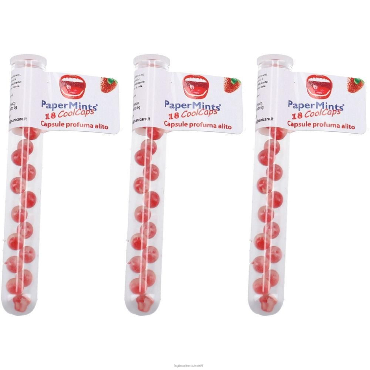 Cerca Offerte di papermints cool caps capsule alitosi gusto fragola 3x6 g caramelle e acquista online