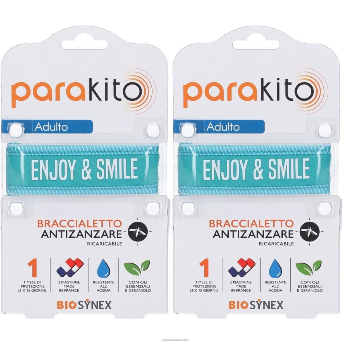 Cerca Offerte di parakito bracciale antizanzare ricaricabile adulti good vibes enjoy & e acquista online
