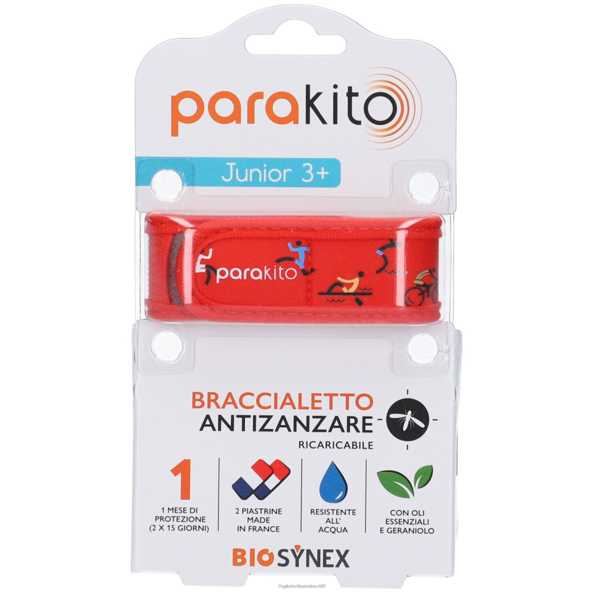 Cerca Offerte di parakito bracciale antizanzare ricaricabile junior sport 1 pz braccial e acquista online