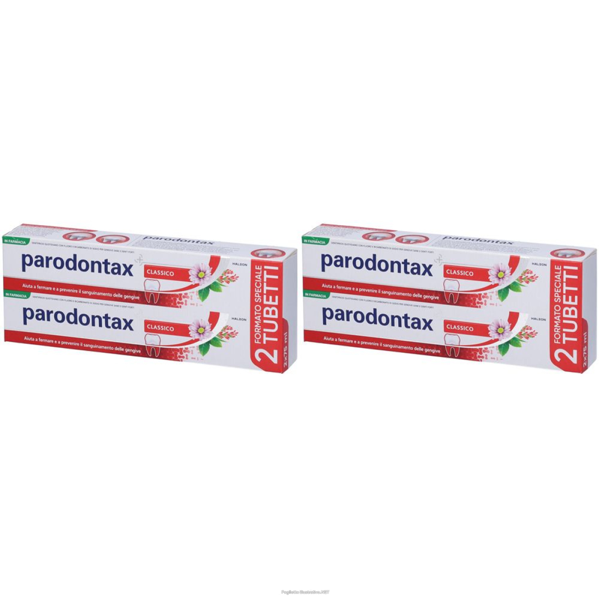 Cerca Offerte di parodontax classico dentifricio 2 tubetti set da 2x2x75 ml dentifric e acquista online