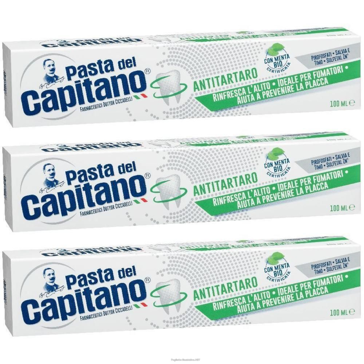 Cerca Offerte di pasta del capitano dentifricio antitartaro 3x100 ml e acquista online