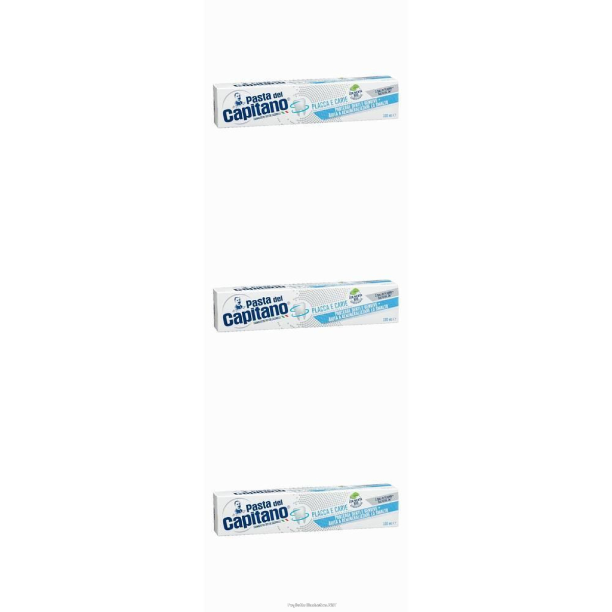 Cerca Offerte di pasta del capitano dentifricio placca & carie 3x100 ml e acquista online