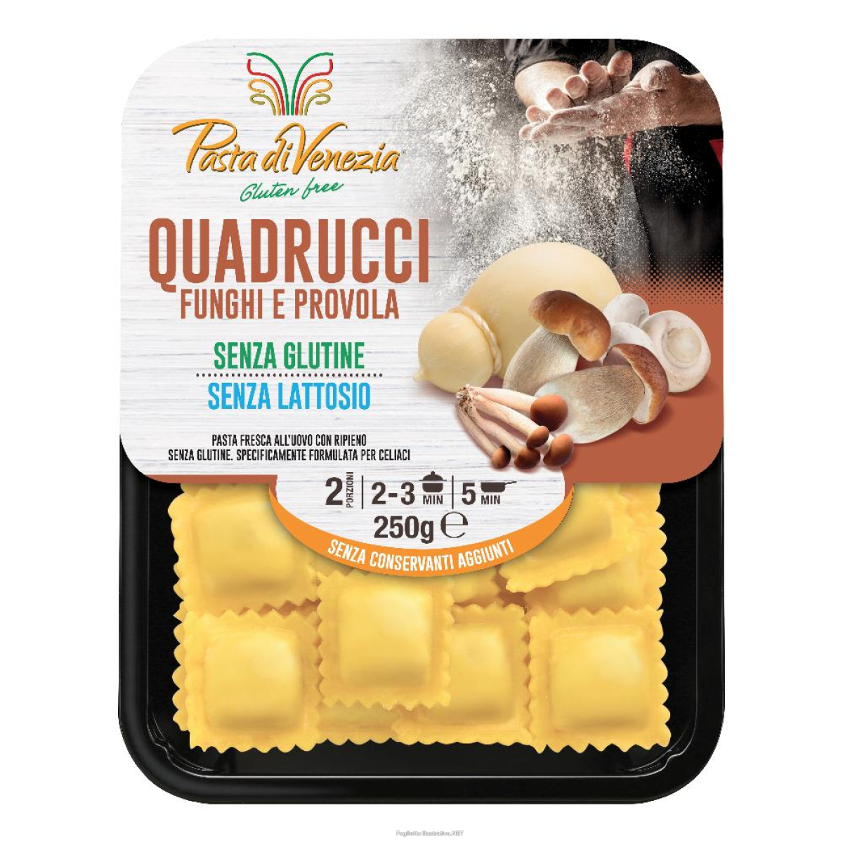 Cerca Offerte di pasta di venezia quadrucci funghi e provola 250 g e acquista online