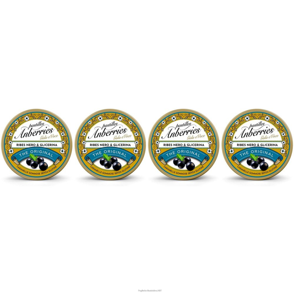 Cerca Offerte di pastilles anberries the original ribes nero & glicerina set da 4 4x50 e acquista online