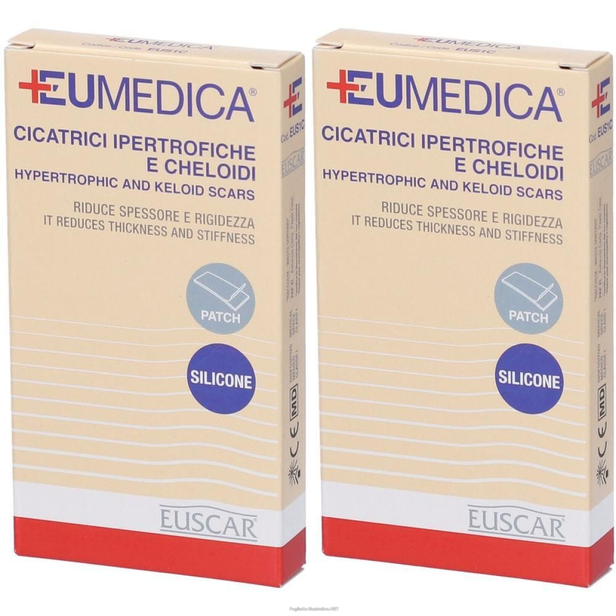 Cerca Offerte di patch cicatrizzante euscar 2,5x10cm 2x1 st e acquista online