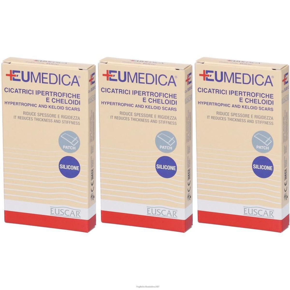Cerca Offerte di patch cicatrizzante euscar 2,5x10cm 3x1 st e acquista online