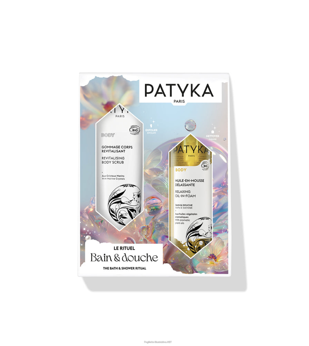 Cerca Offerte di patyka cofanetto di natale body 2024 il rituale bagno & doccia -  olio in mousse rilassante 200 ml + scrub corpo rivitalizzante 150 ml e acquista online