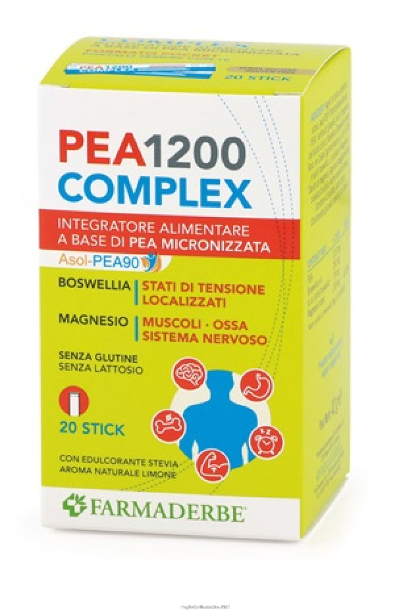 Cerca Offerte di pea 1200 complex integratore per il benessere di muscoli ossa e sistema nervoso 20 stick e acquista online