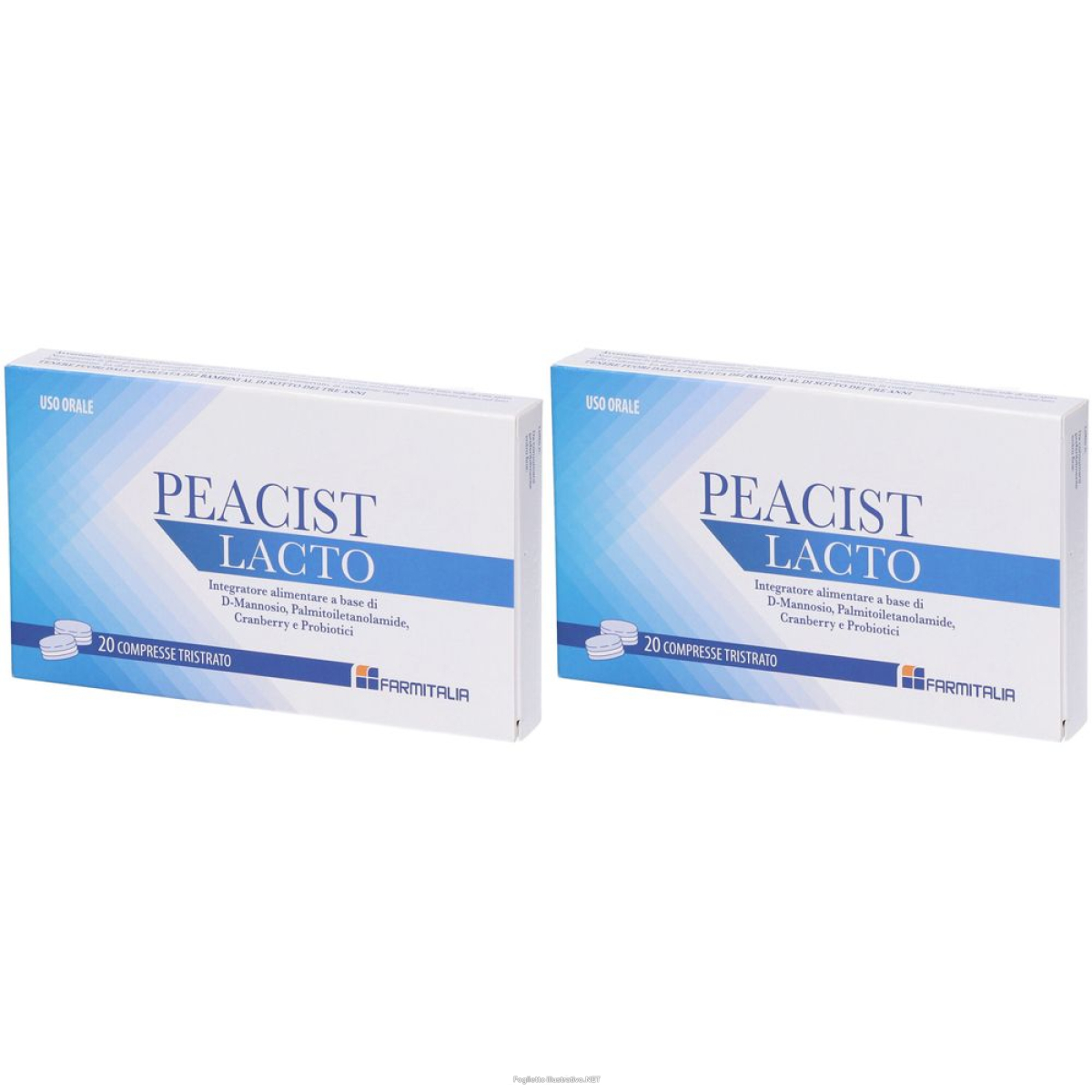 Cerca Offerte di peacist lacto 20 compresse set da 2 2x32 g e acquista online