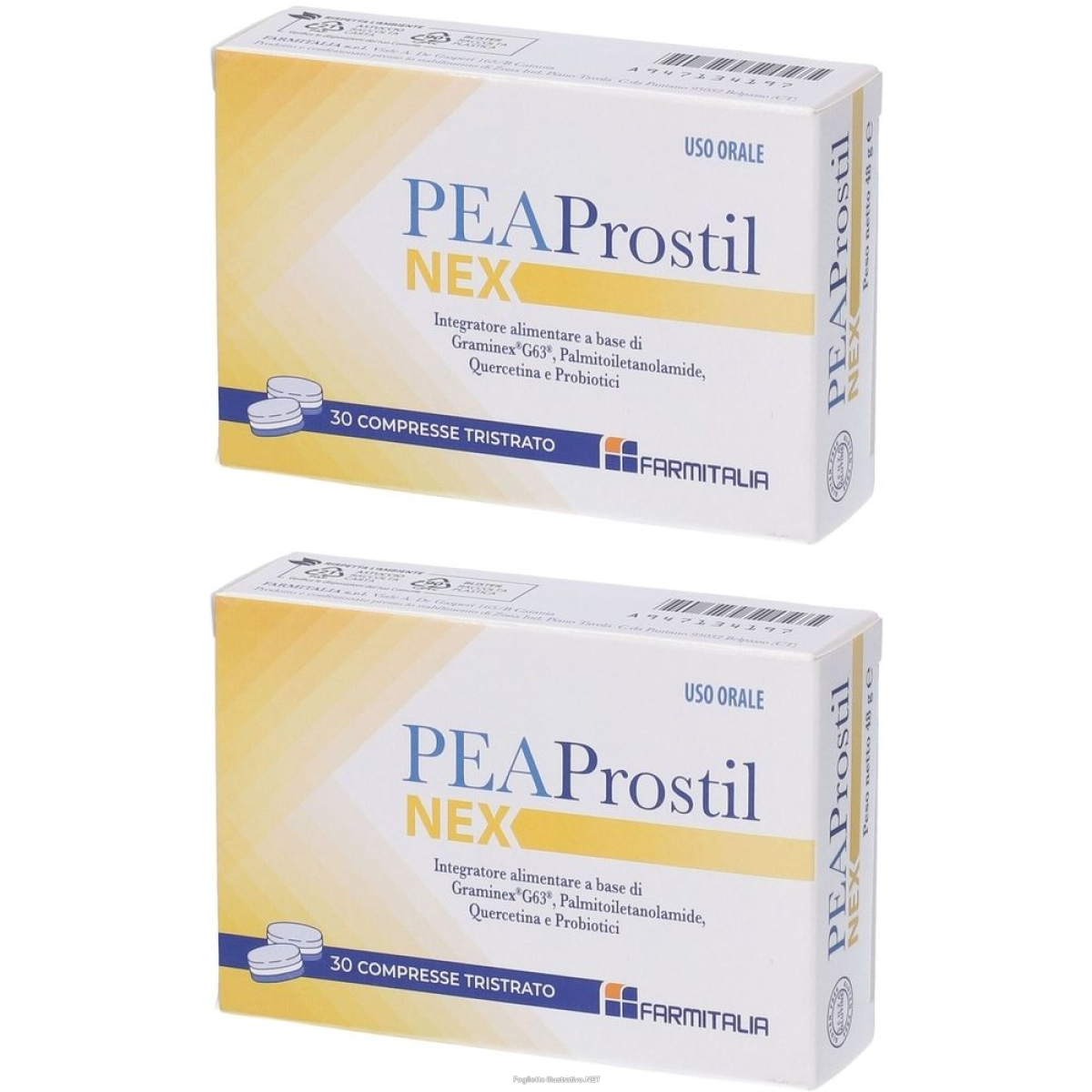 Cerca Offerte di peaprostil nex 30 compresse tristrato set da 2 2x48 g polvere per solu e acquista online