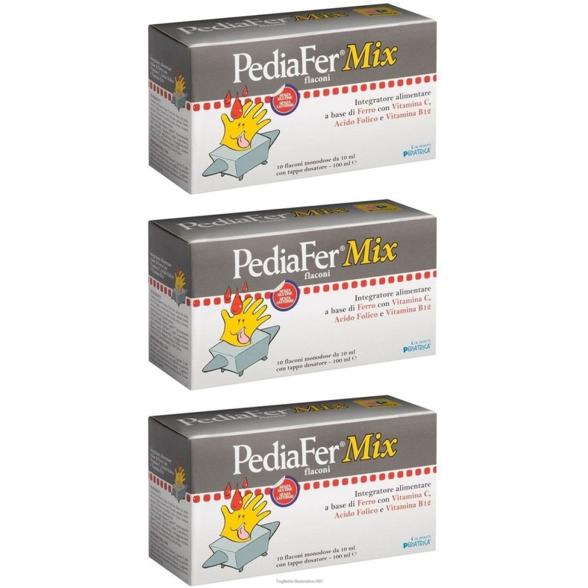 Cerca Offerte di pediafer mix set da 3 3x100 ml soluzione orale e acquista online