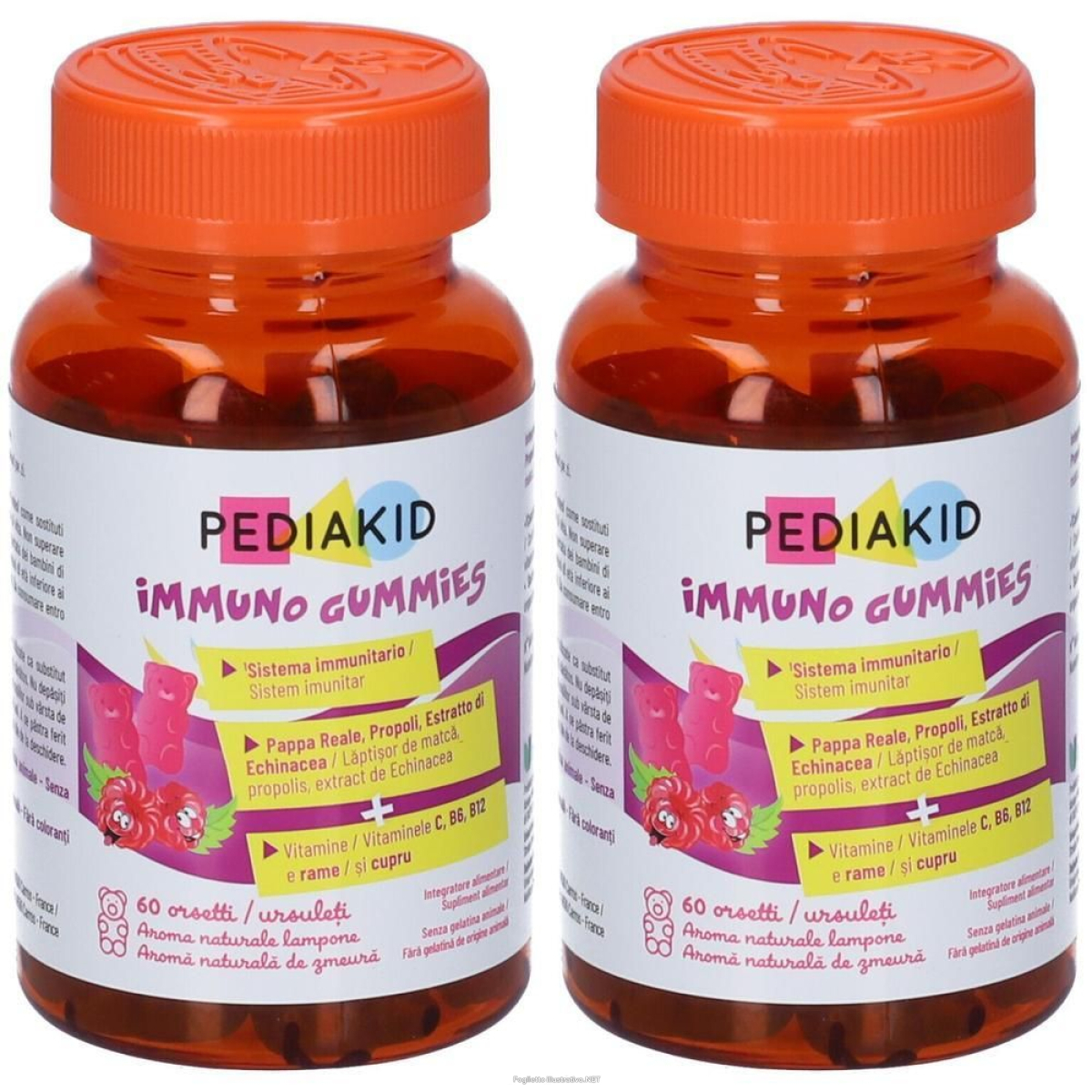 Cerca Offerte di Pediakid Difese Immunitarie Orsetti Gommosi 2x138 g Caramelle e acquista online