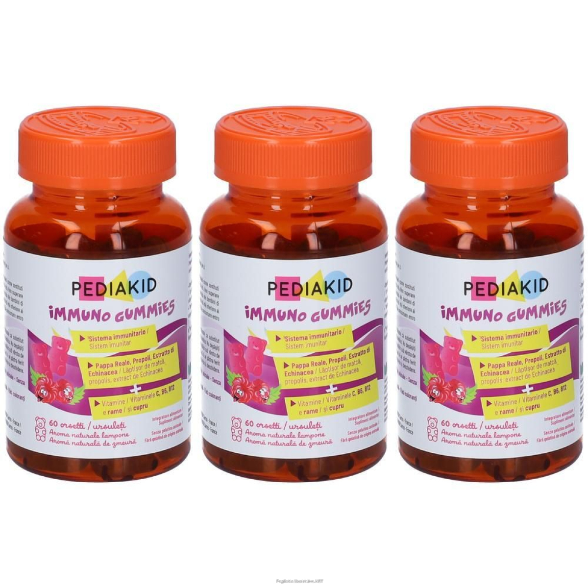 Cerca Offerte di Pediakid Difese Immunitarie Orsetti Gommosi 3x138 g Caramelle e acquista online