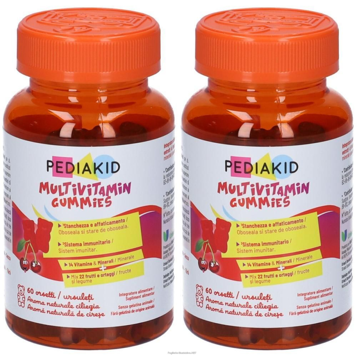 Cerca Offerte di pediakid multivitaminico 60 orsetti gommosi 2x138 g caramelle e acquista online
