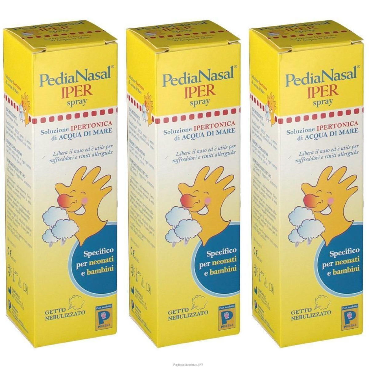 Cerca Offerte di pedianasal® iper spray 3x100 ml nasale e acquista online