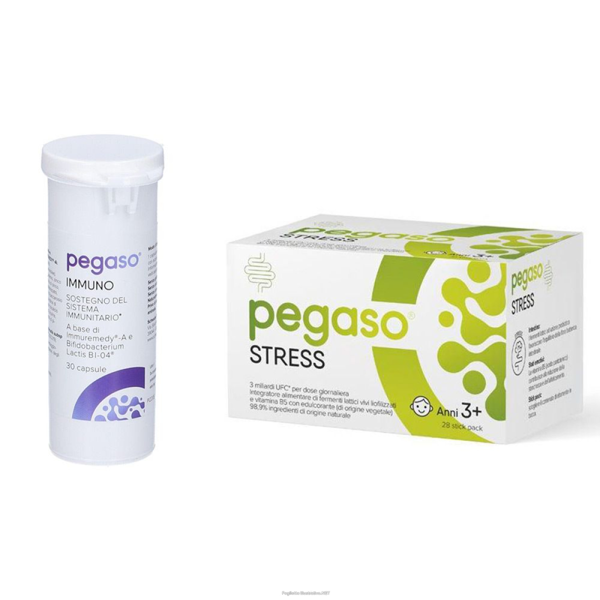 Cerca Offerte di pegaso immuno 30 capsule + stress 28 stick pack 1 st e acquista online