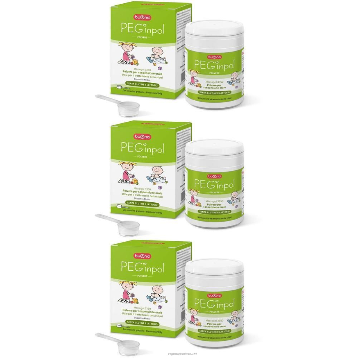 Cerca Offerte di peginpol 3x100 g sospensione e acquista online