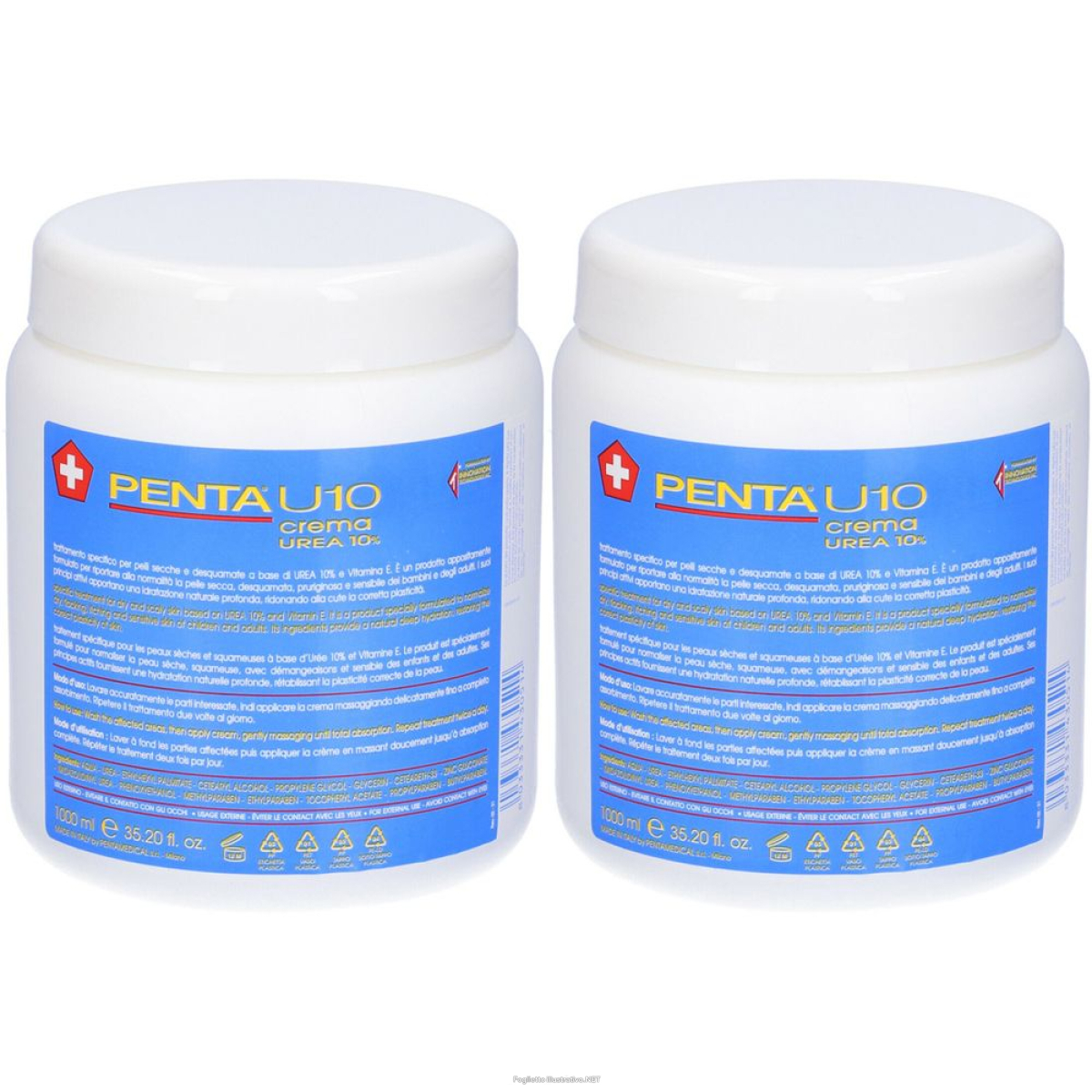 Cerca Offerte di pentamedical penta u10 crema set da 2 2x1000 ml e acquista online